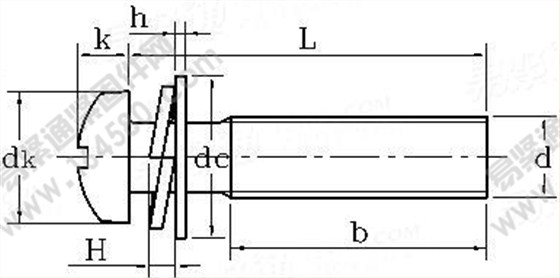 GB /T 9074.8-1988 十字槽小盤頭螺釘、平墊和彈墊組合執(zhí)行標(biāo)準(zhǔn)