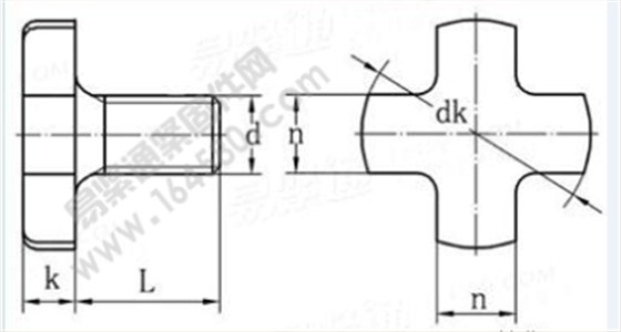 DIN 6367-2003 十字頭螺釘（手擰螺釘）