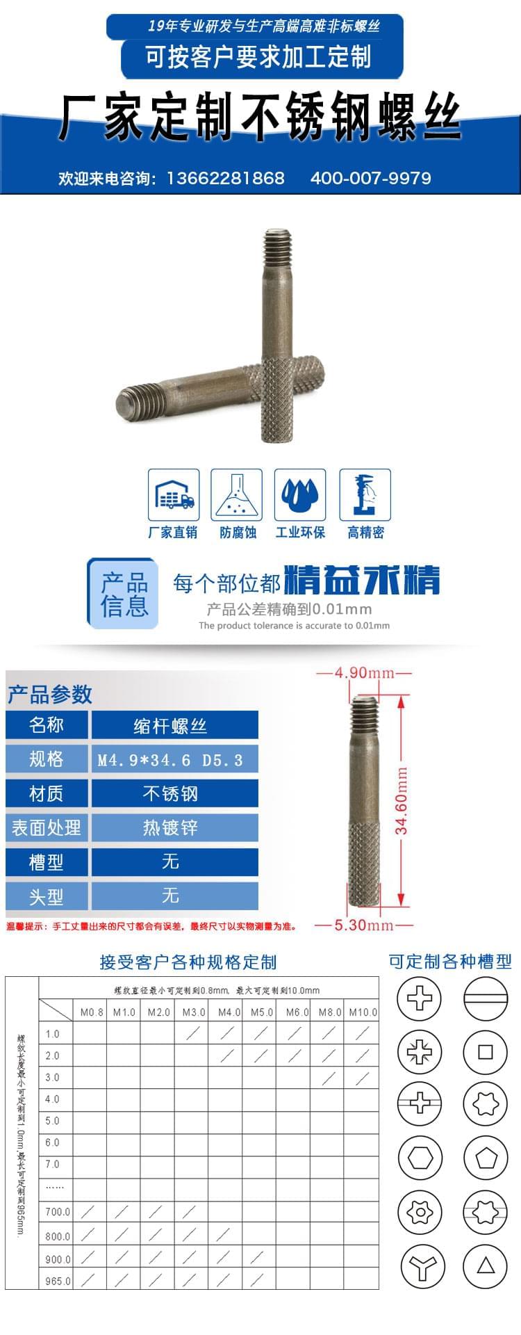 不銹鋼螺絲